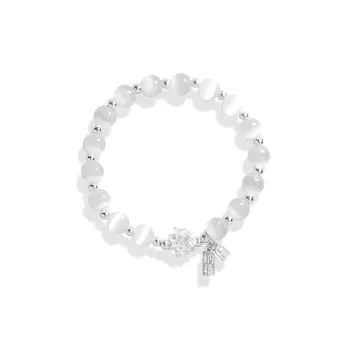 Inkopper Glass Cat Eye Bracelets Women's
