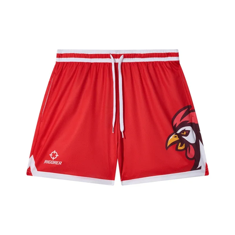 RIGORER Knitted Fabric Knee Length Shorts Unisex-21