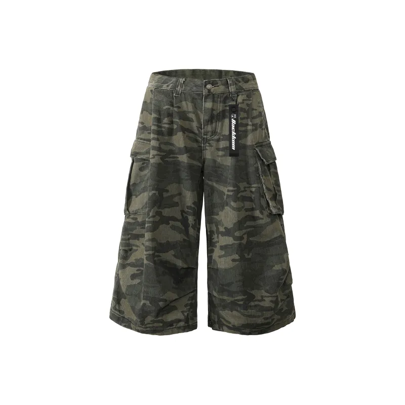 David Bakken Cargo Shorts Unisex Green-0