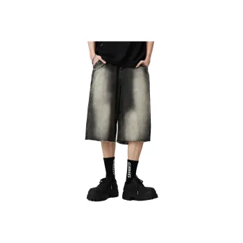 ALL IN Denim Shorts Men's Jet Ink Black