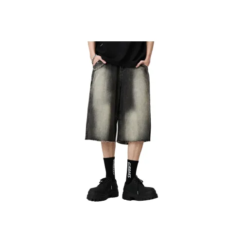 ALL IN Denim Shorts Men's Jet Ink Black