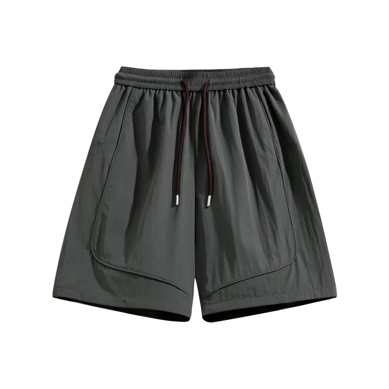 GROW DATE Cargo Shorts Unisex Night Black-38