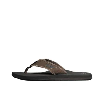 Quiksilver Abrasion Resistant Flip Flops Men's Brown