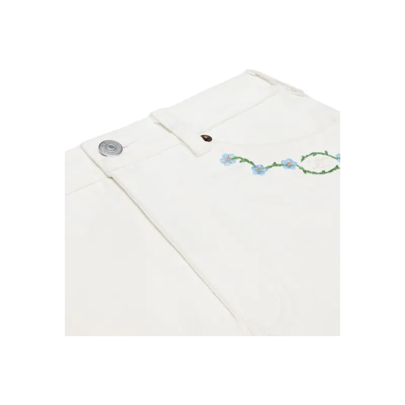 CELINE SS25 Denim Short Skirts Women's White-2