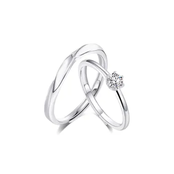 KUMET Sterling Silver Rings Unisex