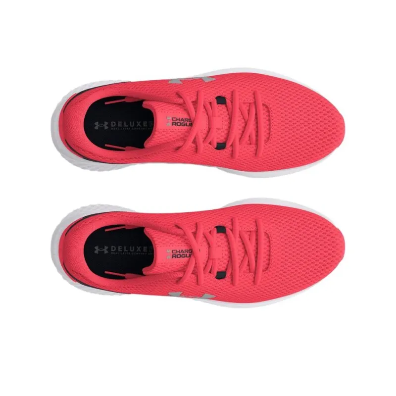 Under Armour Charged Rogue 3 Anti Slip Wear Resistant Low Top Running Shoes Men's Red-3