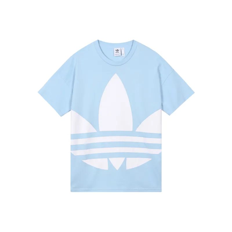 Adidas Originals Drop Shoulder Sleeve T Shirt Women's Blue-0