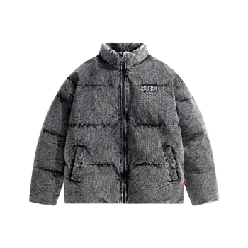 Coke Puffer Jacket Unisex Black