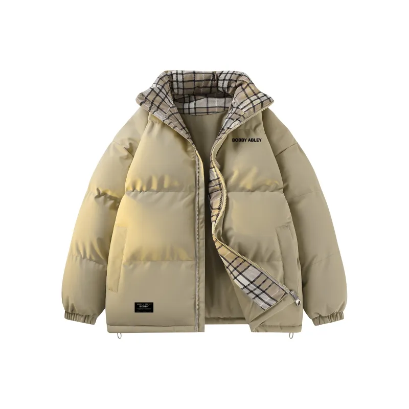 BOBBY ABLEY Puffer Jacket Unisex Dark Purple-12