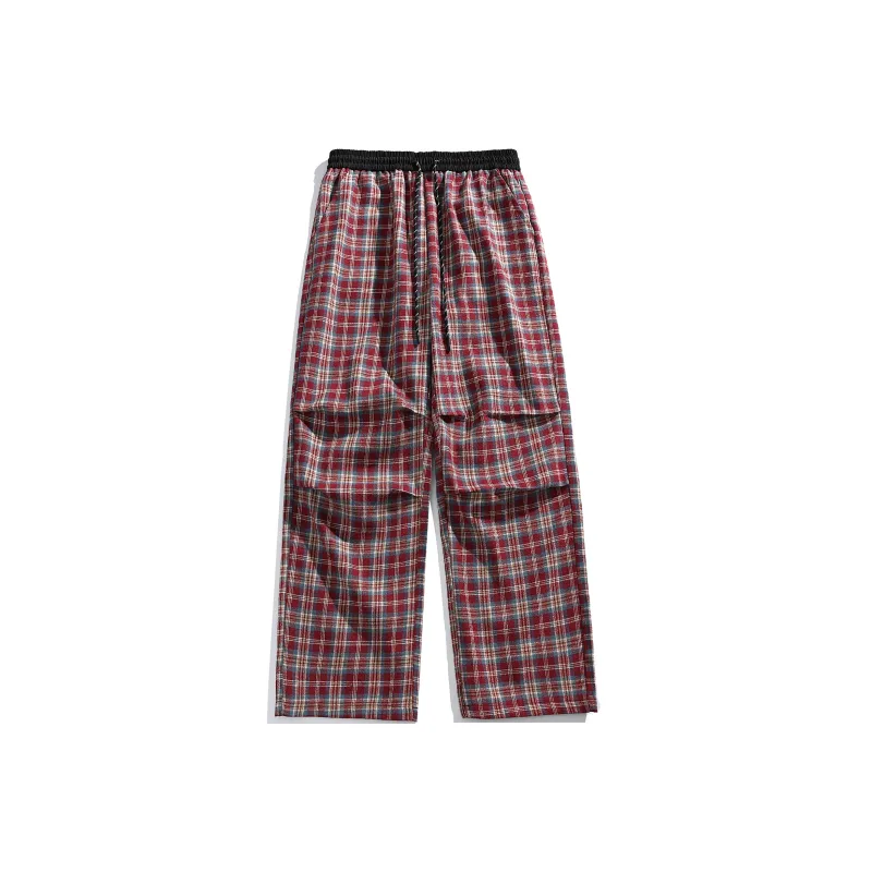 Magmode Casual Pants Unisex Red-6