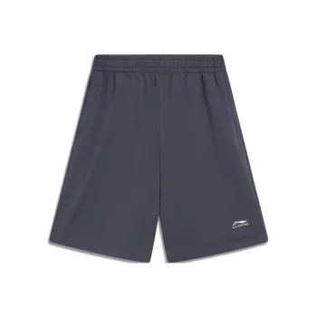 LiNing Sports Life Collection Casual Shorts Men's Earth Surface Gray
