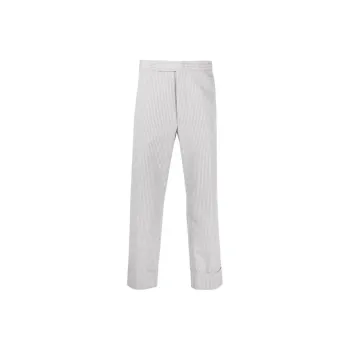 THOM BROWNE Low Rise Stripe Pattern Tailored Trousers