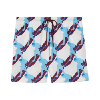 GUCCI Beach Shorts Men Blue