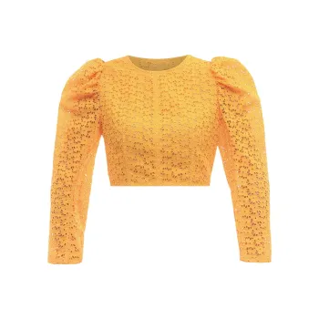PHILOSOPHY DI LORENZO SERAFINI SS22 Long-Sleeved T-Shirt Women's Yellow