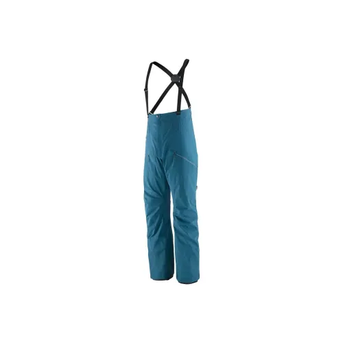 Patagonia Gore Tex PowSlayer Ski Pants Men's Peacock Blue