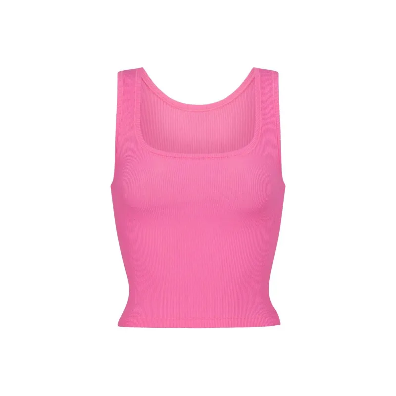 SKIMS Tank Tops Women's Sugar Pink/SUGAR PINK-0