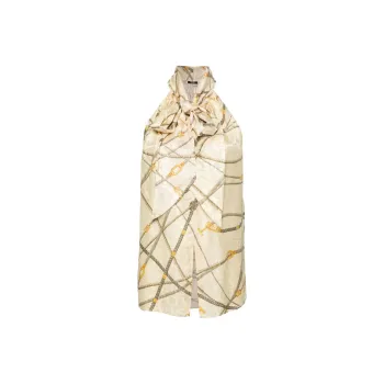 VERSACE Chain link Print Halterneck Top