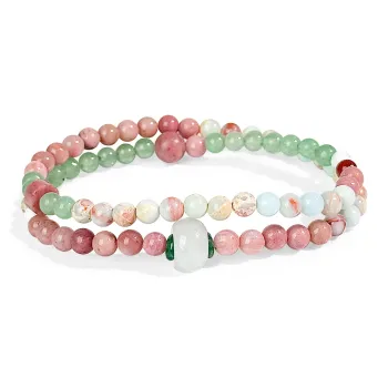 PUTUOSHANWENCHUANG Shoushan Stone Bracelets Unisex
