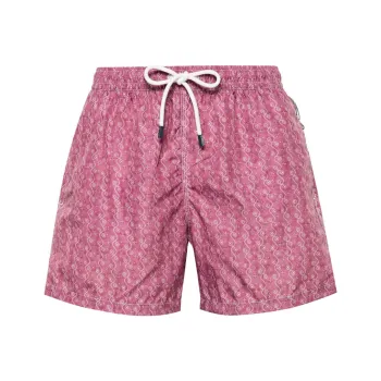 FEDELI Swimming Shorts Men's Burgundy