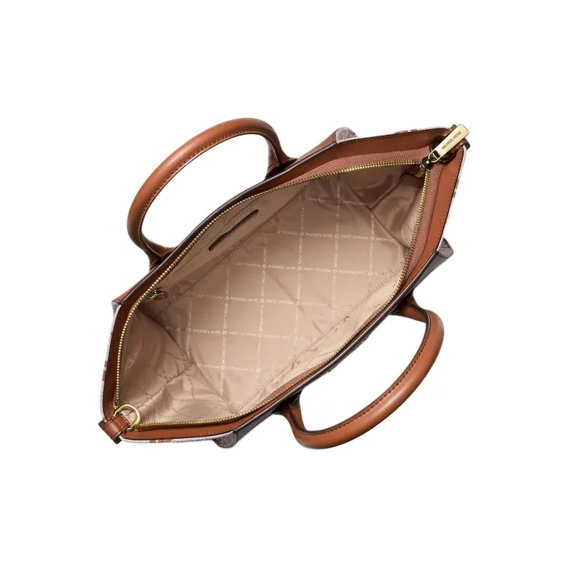 MICHAEL KORS Avril Leather One Shoulder Handbag Tubas Women's Brown-2