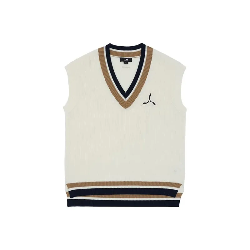 LI NING 1990 Classic Collection Tank Tops Women's Ecru-0