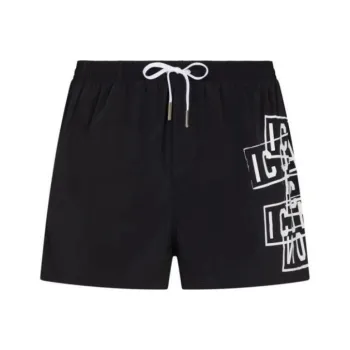DSQUARED 2 Icon Logo Printed Drawstring Swim Shorts