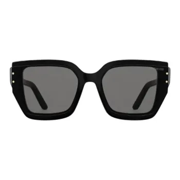 DIOR Acetate Square Sunglasses Unisex Black