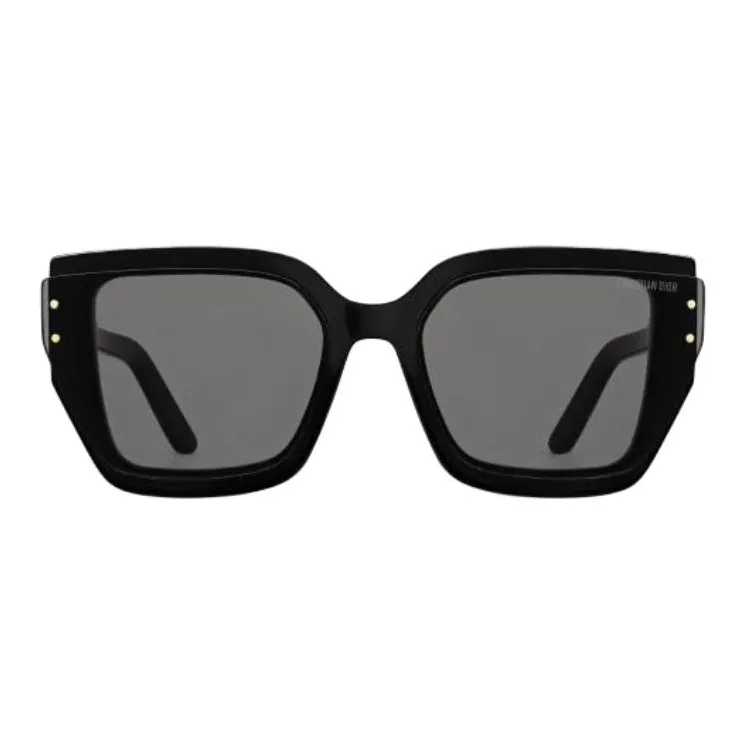 DIOR Acetate Square Sunglasses Unisex Black-0