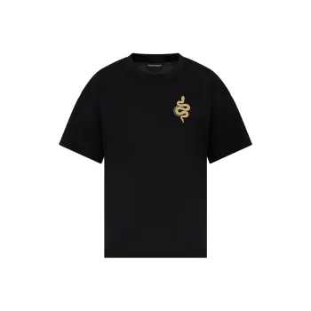 EMPORIO ARMANI Asv Mercerised Jersey Boxy T shirt With Chinese New Year Embroidery