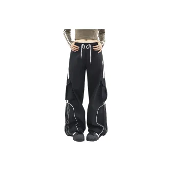 Pirkadat Casual Pants Unisex Black