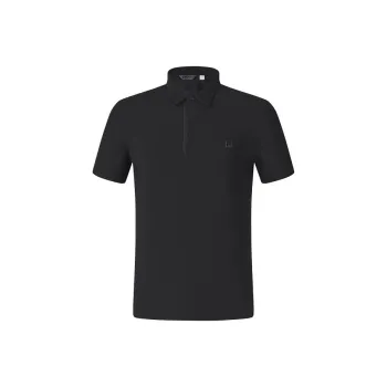 FILA Golf Series SS25 Polo Shirt Men's Pitch Black