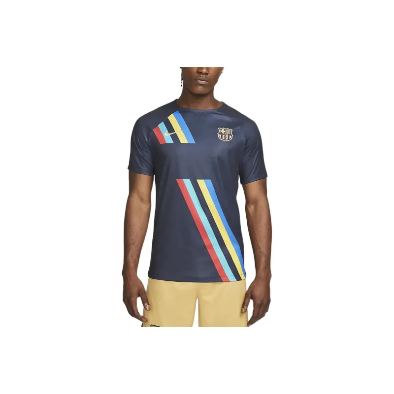 Nike Soccer Jersey Vintage Jersey Men's Dark Blue-0