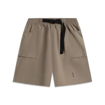 LiNing CF Tracing Cargo Shorts Men's Mushroom Brown