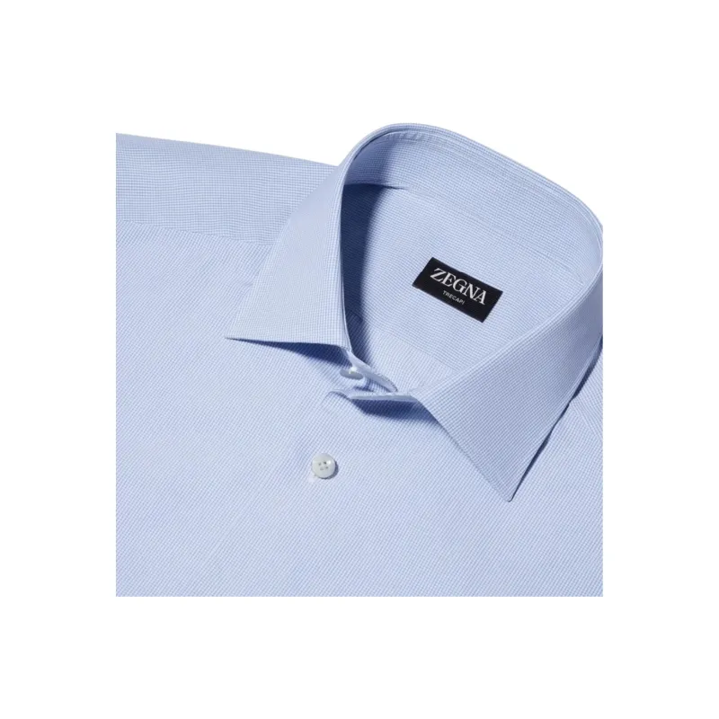 Zegna SS25 Shirt Men's Light Blue-1