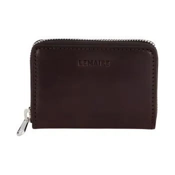 Lemaire Cow Leather Wallet Women's Dark Brown