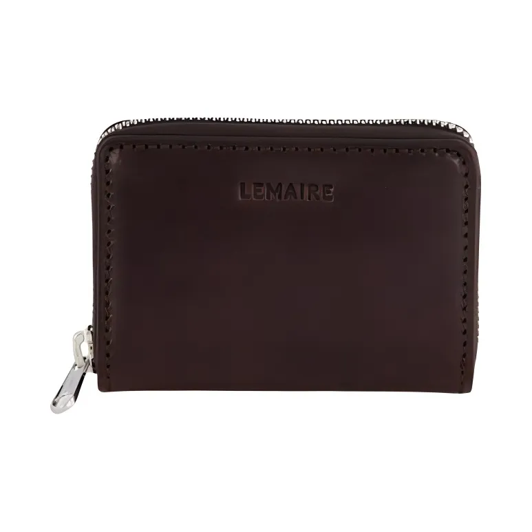 Lemaire Cow Leather Wallet Women's Dark Brown-0
