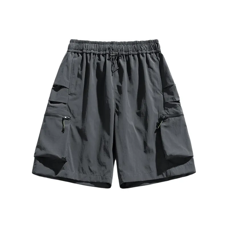 MKZA Cargo Shorts Unisex Mud Gray-0