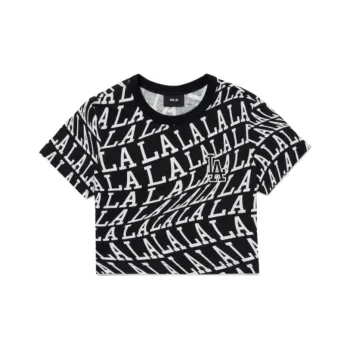 MLB LA DODGERS Crop Tops Women's Black