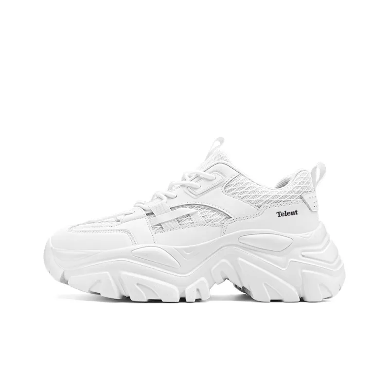TELENT Slip Resistant, Abrasion Resistant, Waterproof Low Top Chunky Sneakers Men's-2