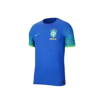 Nike Soccer Jerseys Player Edition Brazil Away Men's Blue