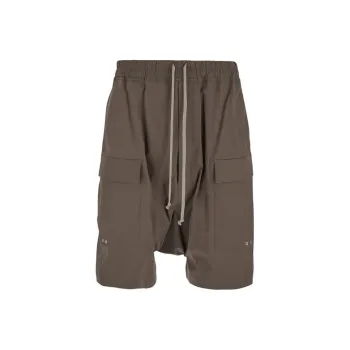 RICK OWENS Drop crotch Cargo Shorts