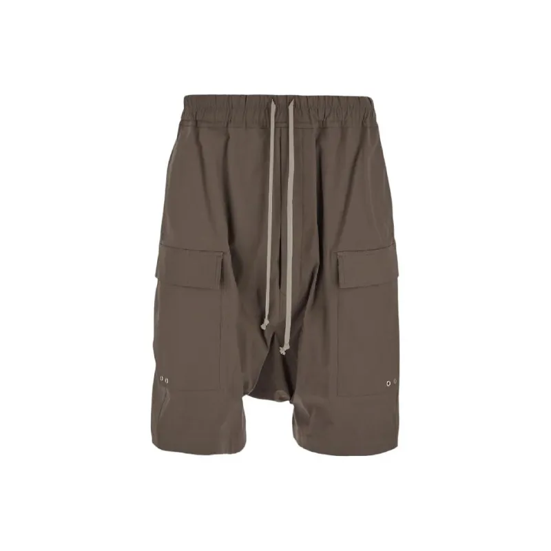 RICK OWENS Drop crotch Cargo Shorts-0