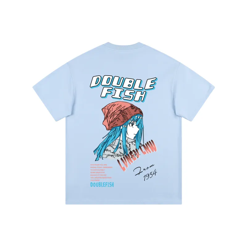 DOUBLEFISH Short Sleeved T Shirts Unisex-8