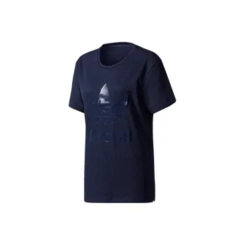 Adidas Originals T Shirt Women's Navy Blue