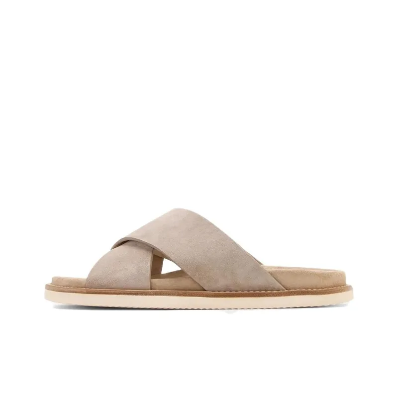 Voguhomme Rubber Sole Slip Resistant Slide Slippers Men's-0
