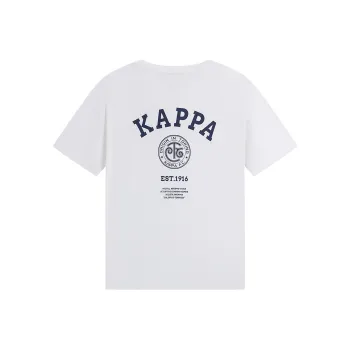 Kappa 1916 Series T Shirt Unisex White