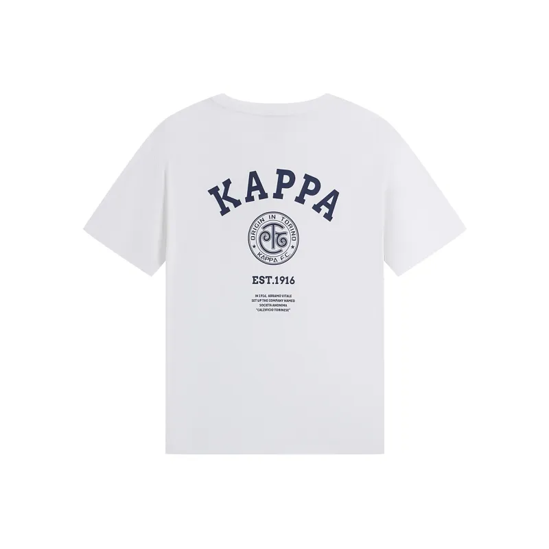 Kappa 1916 Series T Shirt Unisex White-0