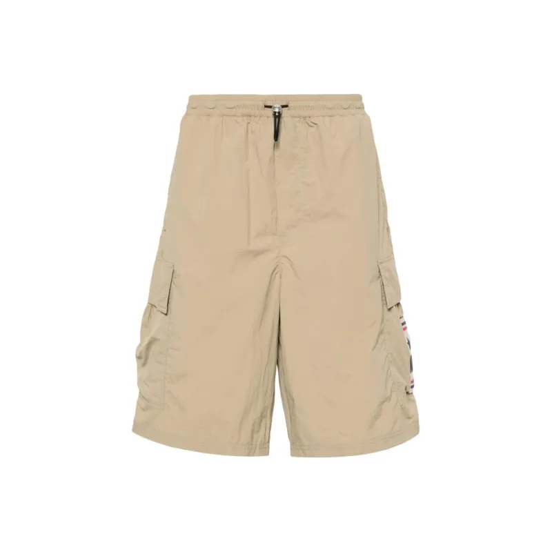 AUTRY Logo patch Cargo Shorts-0