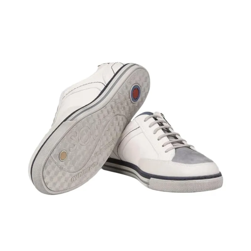 Fluchos Quebec Low Top Casual Shoes Men's Gray White-5