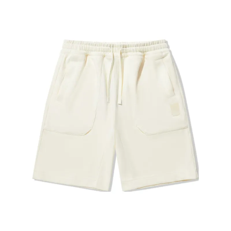 LiNing x CHENGLONGLIANMING Casual Shorts Men's Papyrus White-0